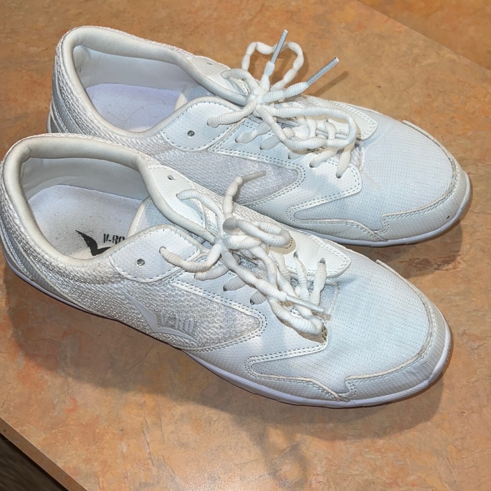 White no limit cheer shoes